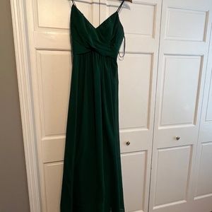 Hunter Green Bridesmaid Dress